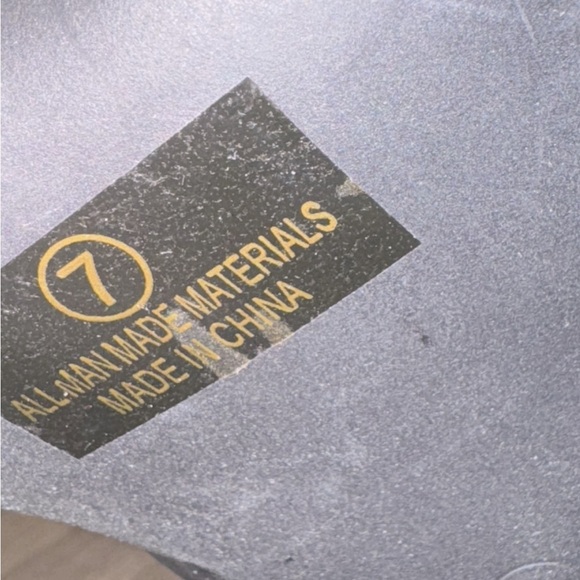 Olivia Ferragamo Black Square Peep Toe Platform Chunky Heel with Ankle Strap 7 - Picture 7 of 11